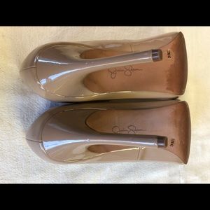Tan Patent Jessica Simpson size 12M